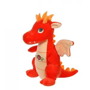 Gipsy Peluche Musicale Dragon - 17 Cm Orange pas cher