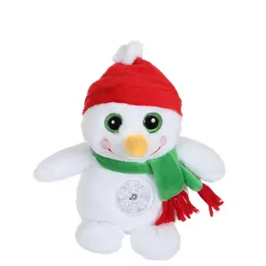 Gipsy Toys Christmas pétillous sonore 16 cm - Bonhomme de neige pas cher