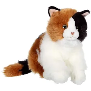 Gipsy Toys - Chat Mimiz Tricolore - Peluche - 28 cm pas cher