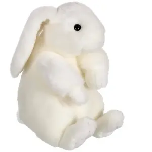 Peluche Lapinous Assis Gipsy Blanc 22 cm pas cher