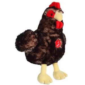 Gipsy - 070355 - peluche - poule - noir sonore - 22 cm pas cher