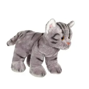 Gipsy Toys - Peluche chat gris pas cher