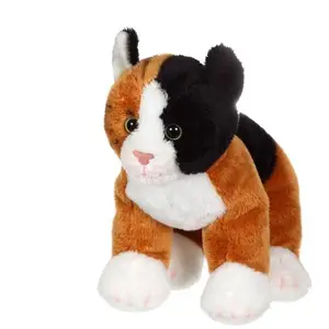 Gipsy Toys - Peluche Chat Noir Et Blanc Orange pas cher