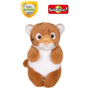 Gipsy Peluche Défis Nature Protect - Tigre Du Bengale - 15 Cm Collabor... pas cher