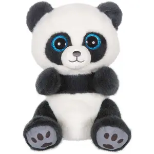 Gipsy Peluche - Peluche Panda Ping > Gris Ardoise 23 Cm Blanc pas cher