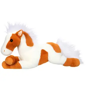 Gipsy Peluche - Peluche > Marron Clair Et Blanc - 40 Cm Blanc pas cher