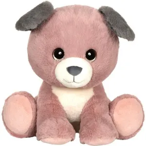 Peluche Puppy Eyes Pets - GIPSY TOYS - Chien rose et gris - 40 CM pas cher