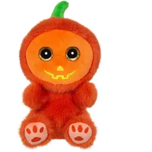 Gipsy Peluche Citrouille Pumky Orange 13 Cm Vert pas cher