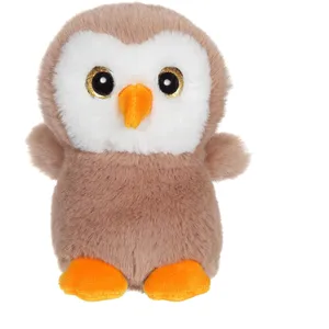 Gipsy Peluche - Peluche Chouette Taupe fall Friends - 15 Cm Marron pas cher