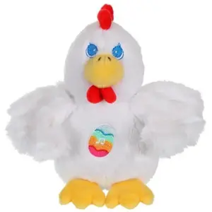 Gipsy Toys - Les Amis de Pâques Sonores - Poule - 13 cm - Blanc
