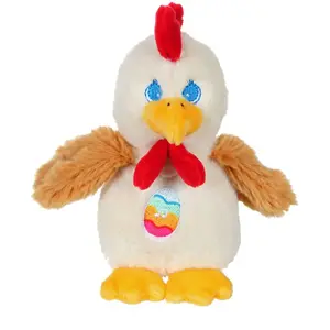 Gipsy Toys - Les Amis De Pâques Sonores - Coq - 13 Cm - Crème Beige pas cher