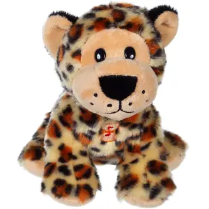 Gipsy Toys - Savanoos Sonore - Léopard - 15 Cm - Marron & Noir Noir pas cher