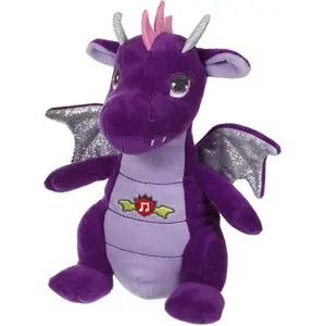 Gipsy Toys - Dragon Sonore - 17 Cm - Violet Violet pas cher
