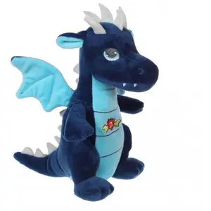 GIPSY Toys - Dragon sonore 20 cm Bleu - Peluche pour Enfant - 071615 pas cher