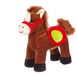 Gipsy Toys - Race Poneez Sonore N°16 - 22cm - Marron Dossard Rouge Mar...