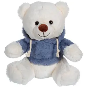 Ours En Peluche Gipsy - Sweat Friends 22 Cm - Bleu Gris Bleu pas cher