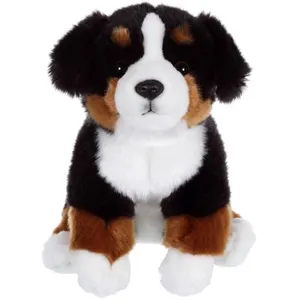Comparateur de prix : Peluche Chien Bouvier Bernois - Gipsy Toys - Assis, 25 Cm