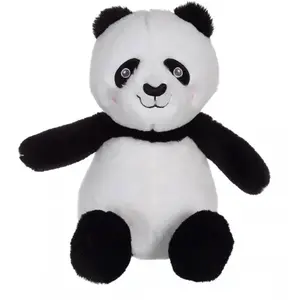 Peluche - Panda - Econimals 24 Cm Noir pas cher