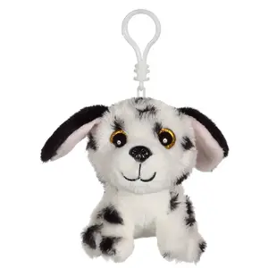 Gipsy Toys - Porte-clés En Peluche - Chien 12 Cm - Dalmatien Blanc pas cher