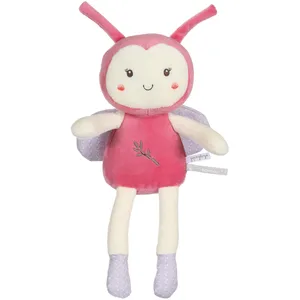 Gipsy Toys Peluche - Bamboo - Pantin Coccinelle - 24 Cm - Rose - Mixte Rose pas cher