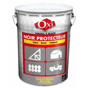Comparateur de prix : Oxi Protecteur noir fer bois ciment targol 5l