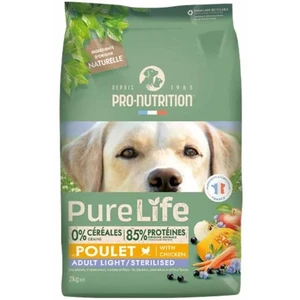 PureLife Pro Nutrition Pure Life Poulet Adult Light / Sterilized 12 kg pas cher
