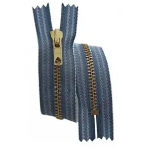 Fermeture Eclair Métalique Non séparable 20 cm Z15 Jeans Bleu Jean dél...