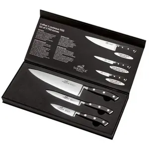 Coffret de 3 couteaux de cuisine Lion Sabatier 910280 pas cher