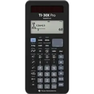 Texas Instruments TI-30X Pro MathPrint Calculatrice scolaire noir Ecran: 16 à pile(s), solaire pas cher