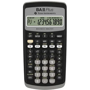 TEXAS INSTRUMENTS calculatrice financière TI-BA II Plus