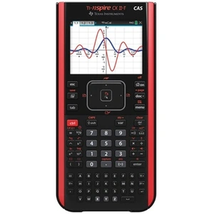Calculatrice graphique TI-Nspire CX II-T CAS Noir et Rouge