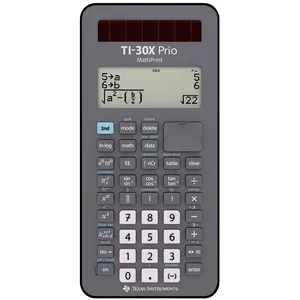 Comparateur de prix : Texas Instruments TI-30X Prio MathPrint Schulrechner Noir écran (Stellen): 64 batteriebetrie