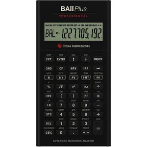 Texas Instruments BA II Plus Professional Calculatrice pas cher