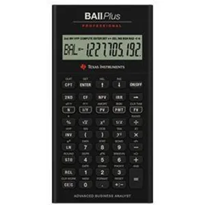 Texas Instruments BAII PLUS PROFESSIONAL - Calculatrice financière - 1...