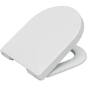 Siamp - Abattant Rectangulaire principaute premium blanc pas cher