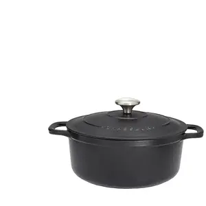 Comparateur de prix : Cocotte ronde en fonte émaillée 32cm noir Chasseur puc473201
