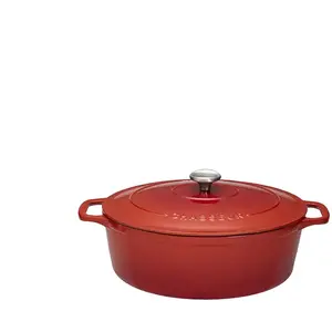 Cocotte - CHASSEUR - PUC473158 - Fonte émaillée - 31 cm - Rubis - 6 L pas cher