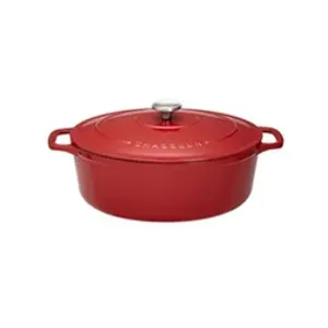 Comparateur de prix : Chasseur - cocotte ovale en fonte émaillée 33cm rouge - puc473303