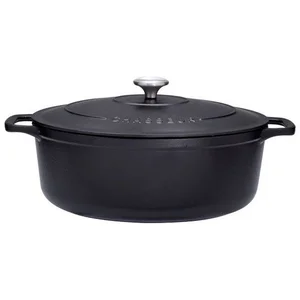 Comparateur de prix : Chasseur - cocotte ovale en fonte émaillée 29cm noir - puc472901