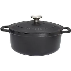 Comparateur de prix : Cocotte ronde fonte émaillée 20cm noir Chasseur puc472001