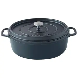INVICTA Cocotte ovale - Ø 27 cm - Noir - Tous feux dont inductionVendu parmanutan