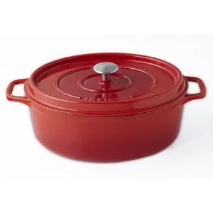 INVICTA Cocotte ovale - Ø 35 cm - Rubis - Tous feux dont induction pas cher