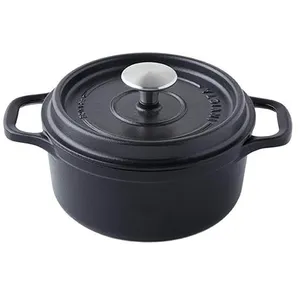 Comparateur de prix : INVICTA Cocotte ronde en fonte - Ø24 cm - Noir