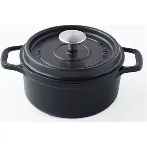 INVICTA Cocotte ronde - Ø 32 cm - Noir - Tous feux dont induction pas cher
