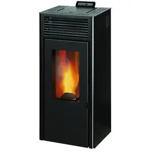 Poêle à granulés - INVICTA - P641814 - Noir - 10 kW - Rendement 85% - Classe A+ pas cher