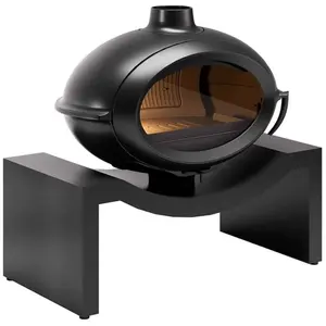 Poêle à Bois Invicta Brio Sur Petit Banc P648125 pas cher