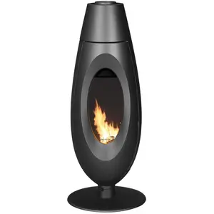 Comparateur de prix : Poêle à bois - INVICTA Ovatio - 5 KW - bûches 32 cm