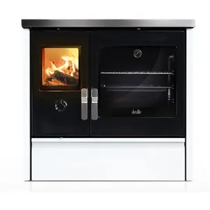 DEVILLE cuisinière à bois Melisse 90 9 kw buche de 50 cm - C086AB01Vendu parabribat