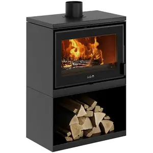Poêle à Bois Deville Sarra Sur Bûcher Raccordable C077ck-06Vendu parabribat