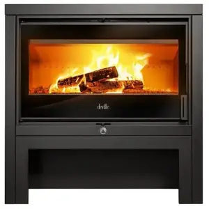 Poêle à bois Deville C077BR.06 CASTILLON pas cher